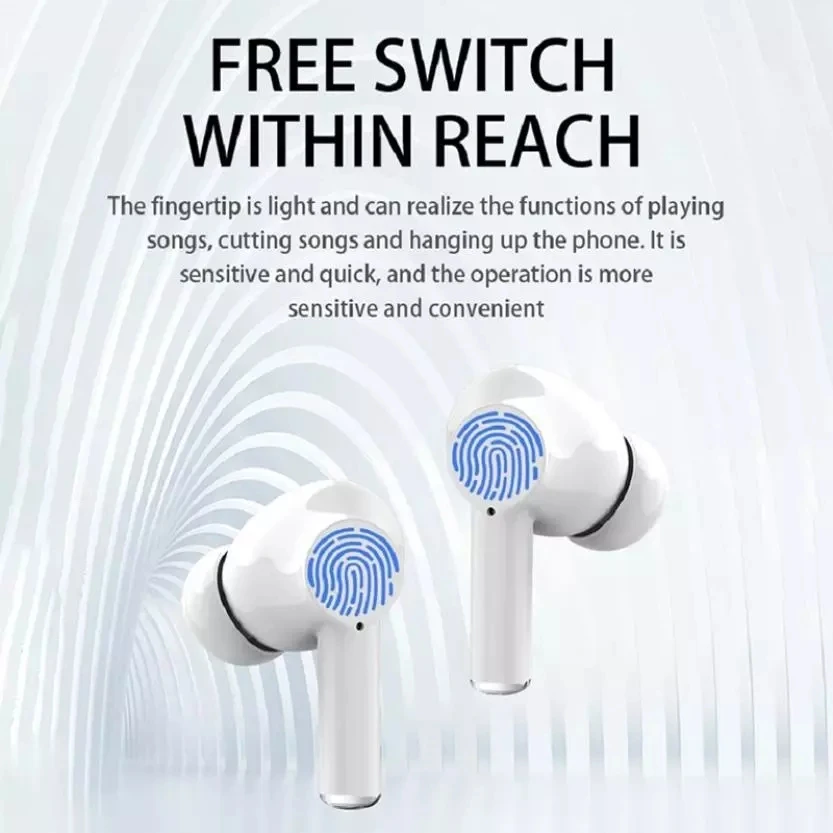 

S15 ANC Active Noise Cancelling Bluetooth 5.0 Earphone TWS True Wireless Earbuds Hi-Fi Audio Gaming Headphones Touch Control