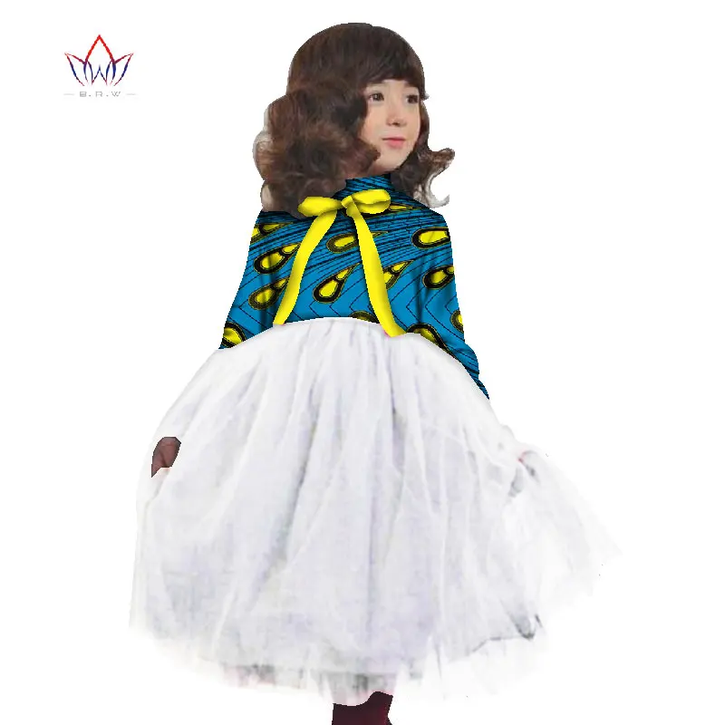 Платье для девочек в африканском стиле Кружевная одежда Детская с круглым