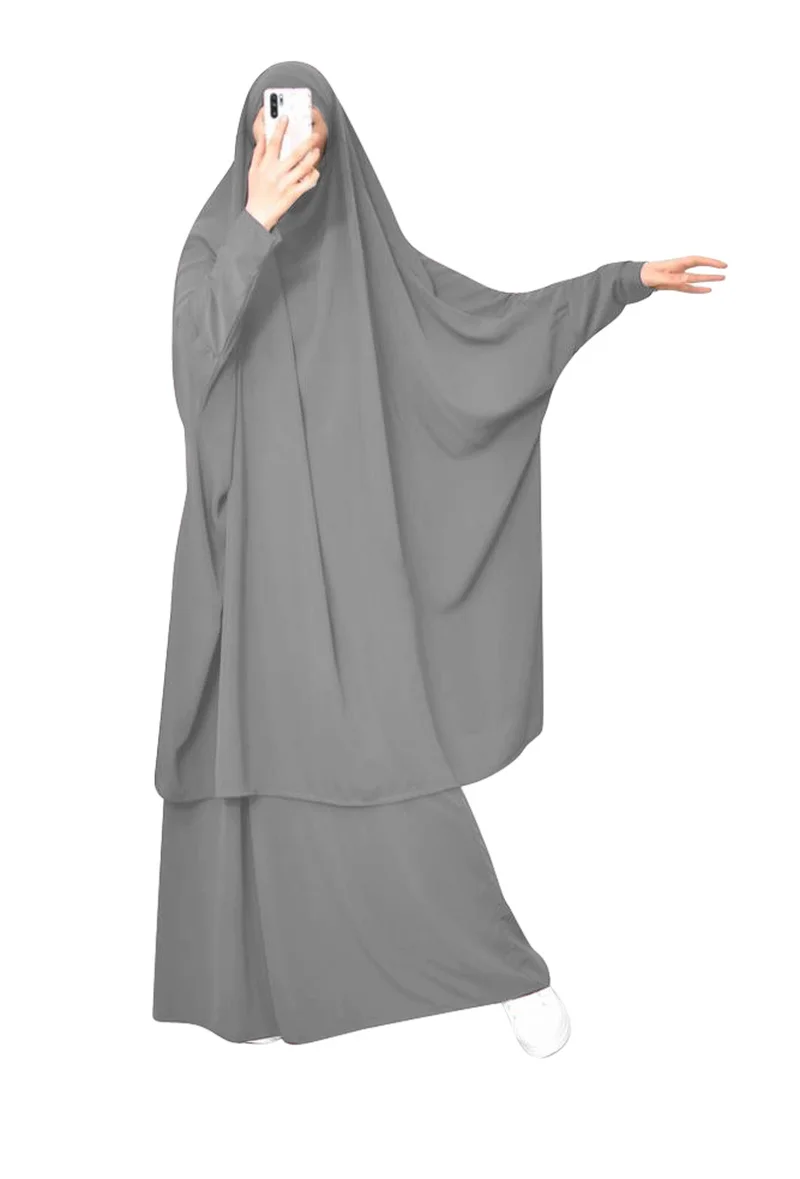 

Eid Muslim Women Hijab Dress Jilbab Namaz Full Cover Ramadan kimono femme musulmane Abayas Islamic Clothes Niqab