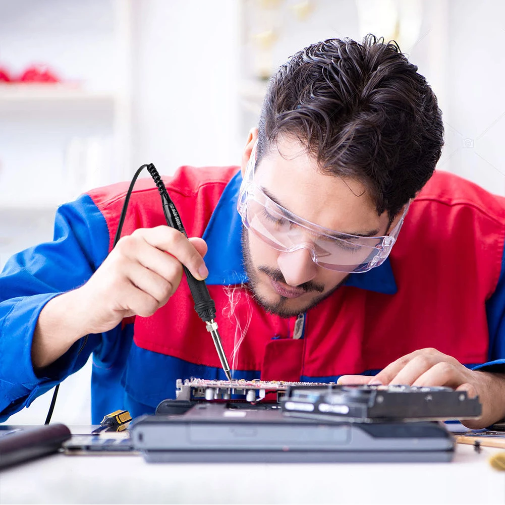 

80W LCD thermostat electric display Soldering Iron 220V Temperature Adjustable Solder welding iron tool kit accessories