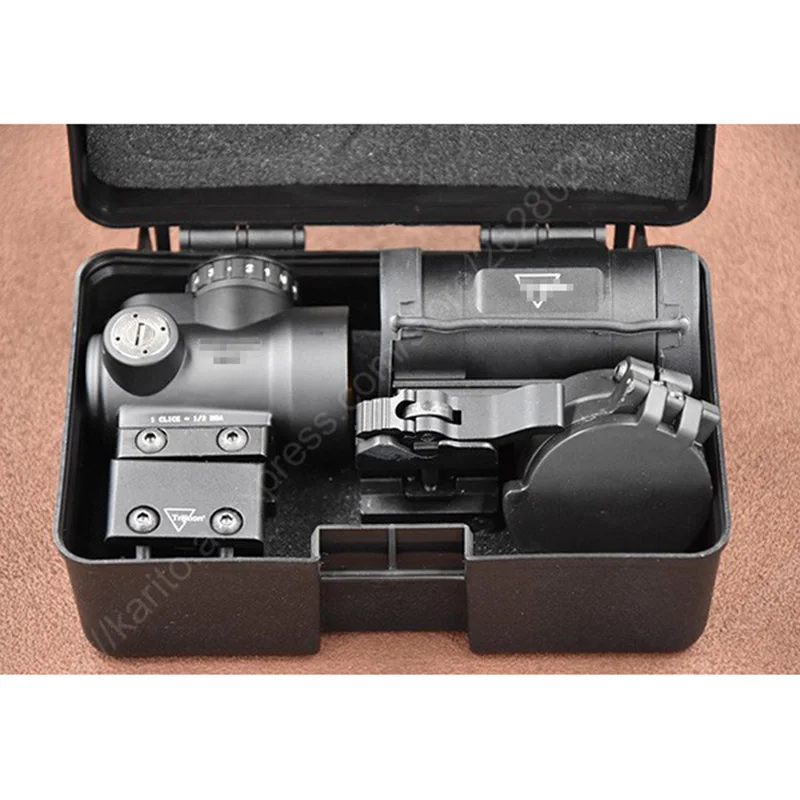Тактический Trijicon MRO HD стиль 1x25 Red Dot Sithg Scope 3x лупа комбинация Quick Release Flip Side Picatinny