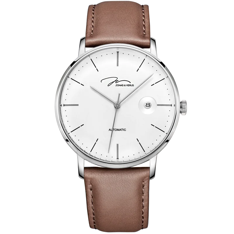 

Mechanical Watch Automatic 42MM Waterproof Leather Retro Hollow Male Watch