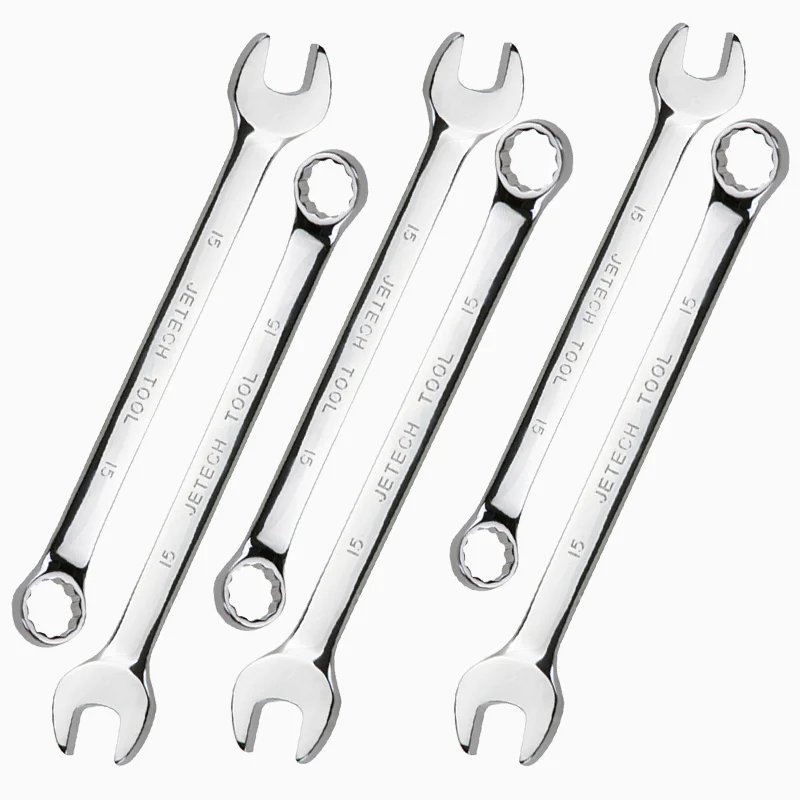 

Combination Spanner 6mm -20mm Chrome Vanadium Metric Opened Ring Combo Wrench Open Box End Household Car AUTO Repair Hand Tools
