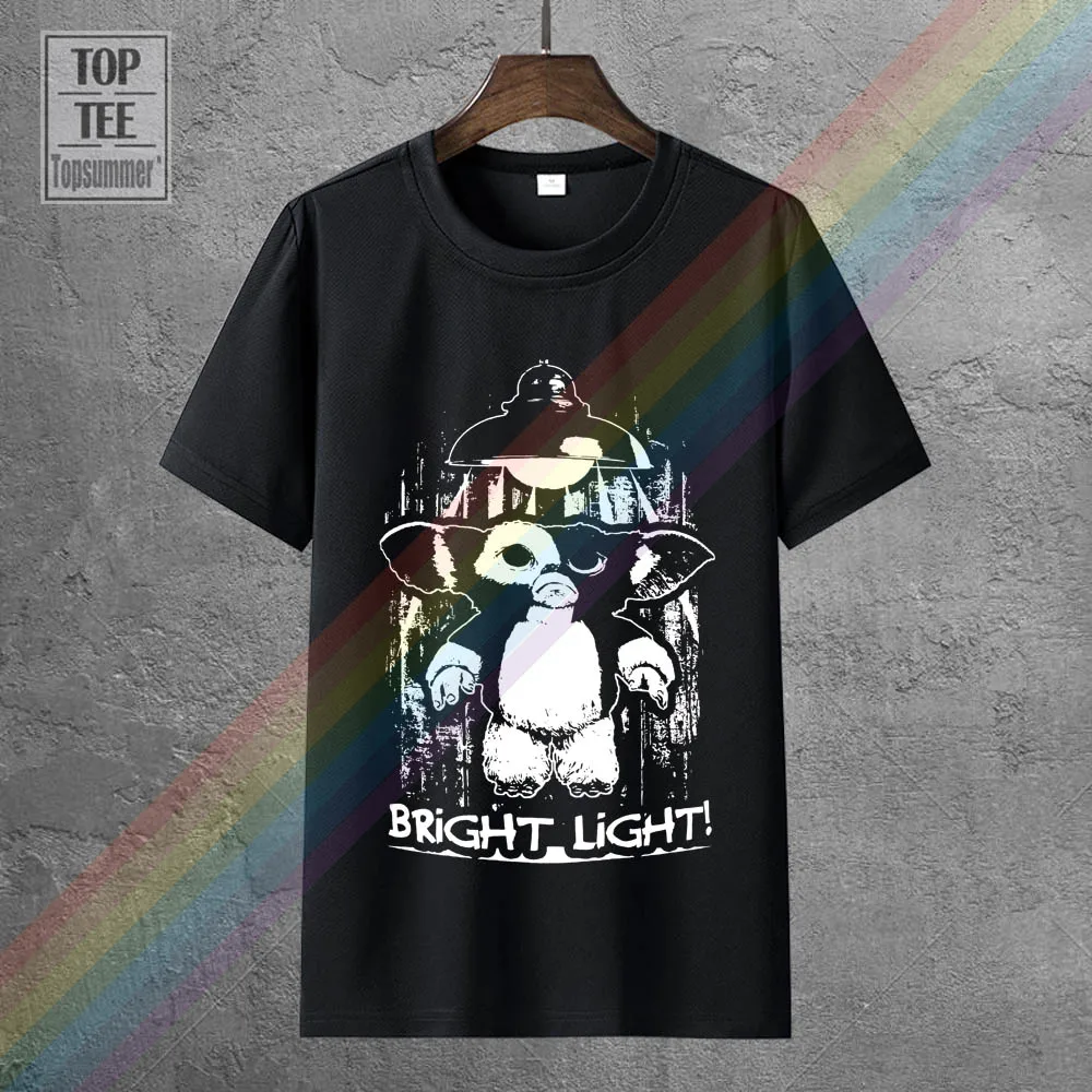 

Gremlins Gizmo Shirt Gizmo Bright Light 80S Shirt Premium Graphic T Shirt S 5X O Neck T-Shirts Male Low Price Steampunk