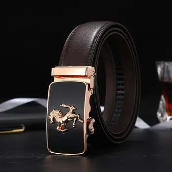 Business Men's Automatic Buckle Belt 2022 Popular Leisure Youth Outdoor Sports Fitness Essential Travel Office Authentic Belt