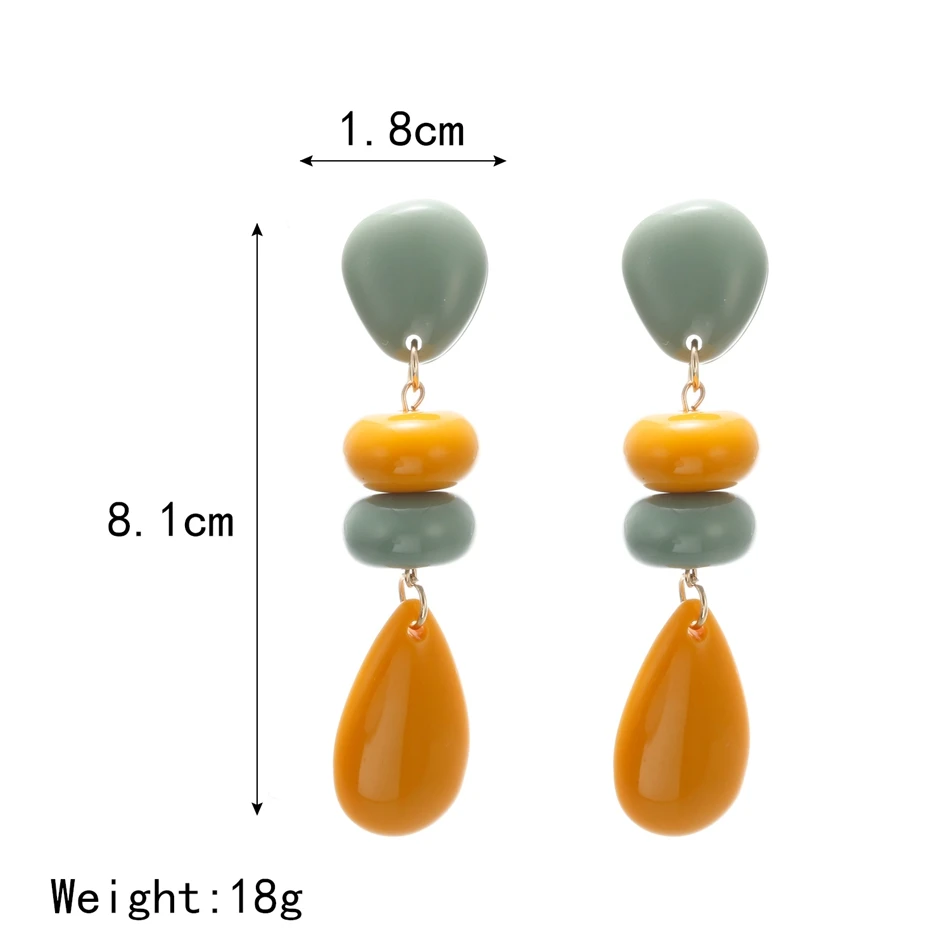 Женские массивные длинные висячие модные серьги Match Right для женщин корейские