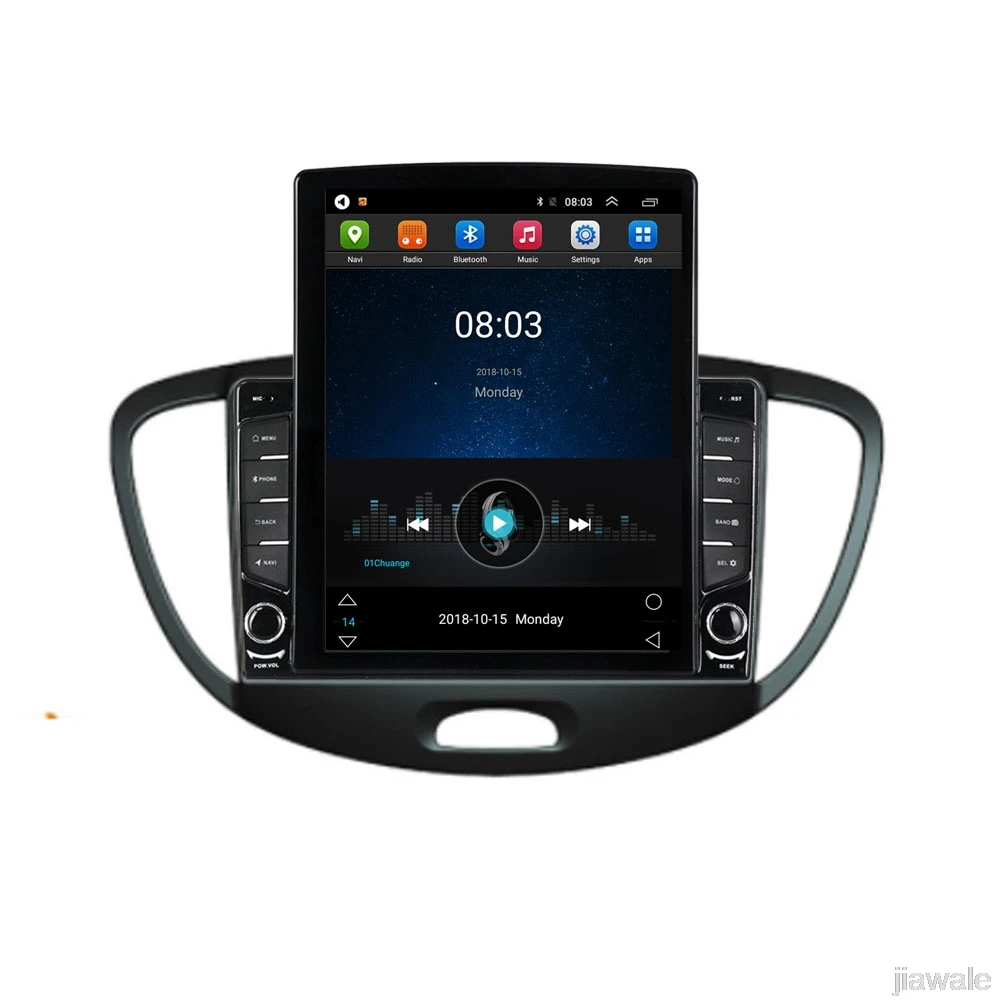 Автомобильный мультимедийный плеер на Android 10 восемь ядер экран 9 7 дюйма GPS для Hyundai