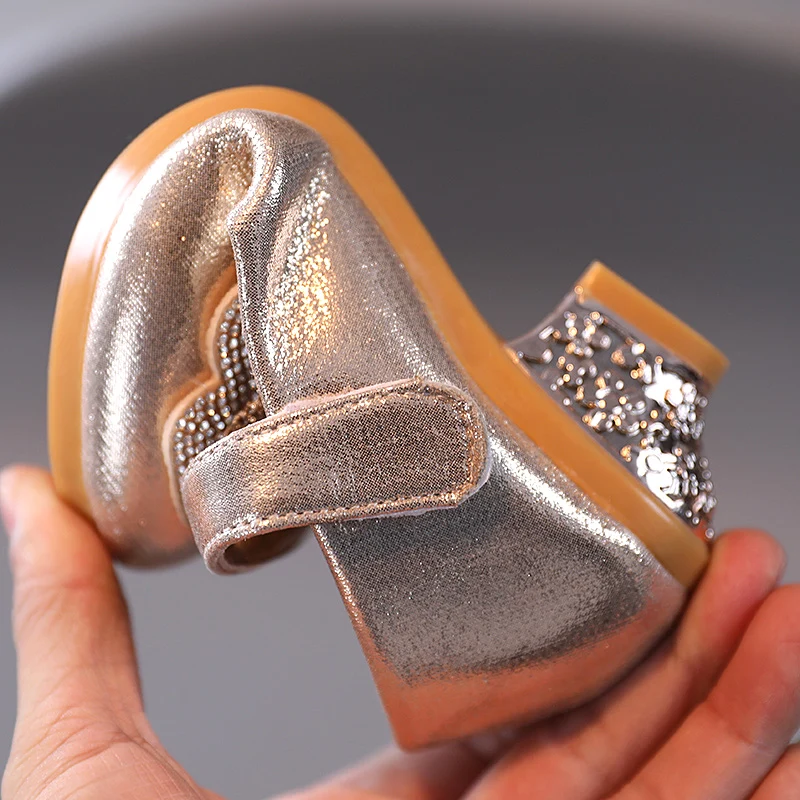 Туфли для девочек туфли на высоком каблуке вечеринки больших принцессы с