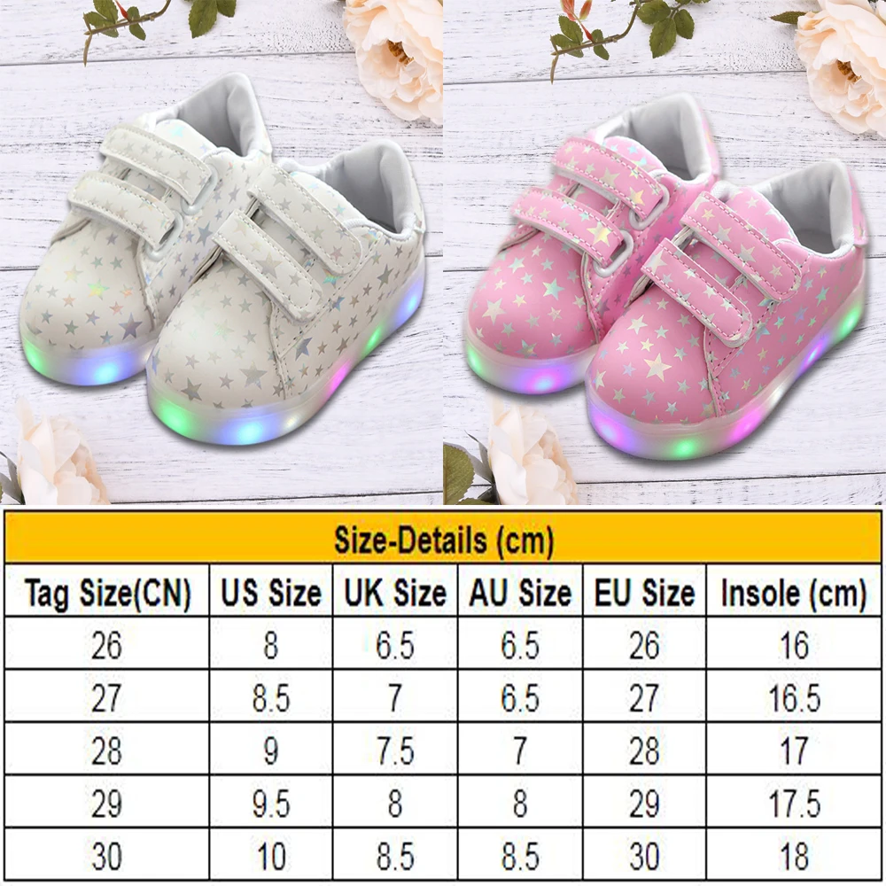 Новинка детская светящаяся обувь сезон весна-осень спортивные кроссовки для