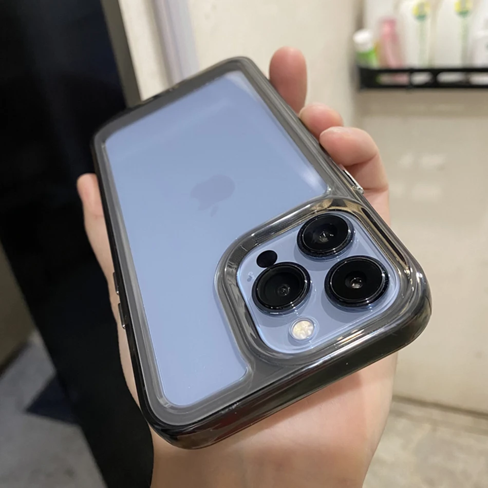 Высококачественный прозрачный бронированный противоударный чехол для iPhone 13 11 Pro