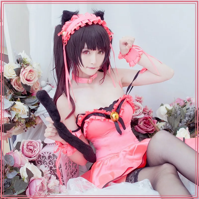 

Косплей-костюм Tokisaki Kurumi свидание прямая трансляция Лолита платье принцессы на заказ