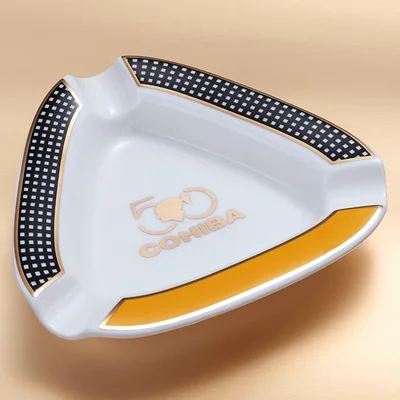 Пепельница для сигар керамический контейнер большого диаметра 3 сигарет украшение в европейском стиле