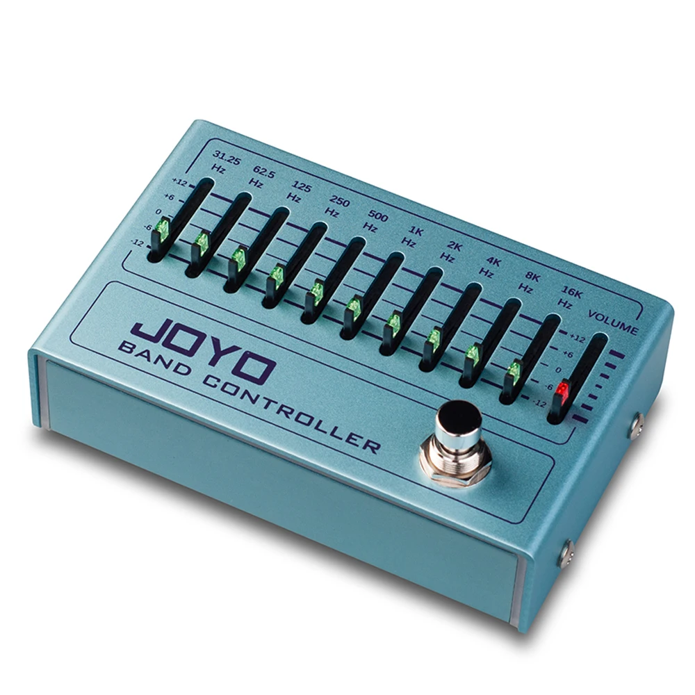 

Joyo R-12 Controller Equalizer Guitars effect Pedal Board Pedalboard Synthesizer 31.25Hz To16Khz True Bypass 10-Band Eq
