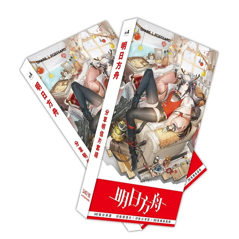 180 шт./компл. игра Arknights открытка мультфильм фигура поздравительная с сообщением