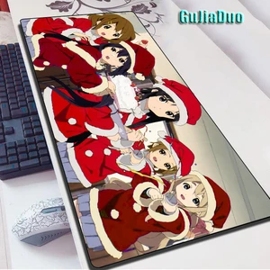 Cute Quintuplets Girl Christmas Dress Up Mouse Pad Laptop Game Edgelock Comic Table Pad Gaming Accessories Kawaii Anime Mousepad