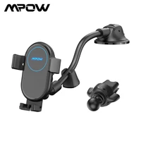 mpow ca148 wireless car charger air vent dashboard car phone holder stand auto clamping car phone mount for iphone 12 pro max 12