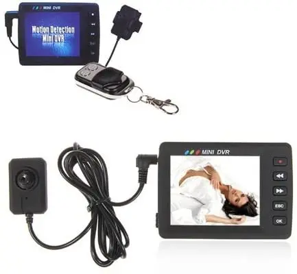 

2.5" LCD Angel Eye Portable Mini Video Recording System Button DVR Video Recorder Camera KS-750 Portable Video Recorder