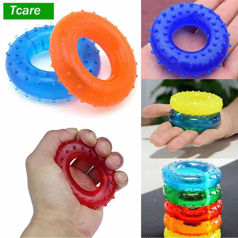 

Tcare 1Pcs Body Massage Relaxation Hand Grip Strengthener Exercisers Resistances Perfect Increasing Hand Finger Wrist Forearm