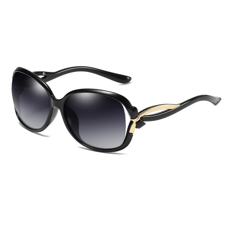 Роскошные солнцезащитные очки для женщин поляризационные модные большая