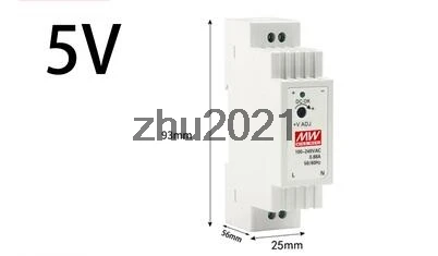 DR-15 15W Single Output 5V 12V 15V 24V Din Rail Mounting Industrial Switching Power Supply Supplier