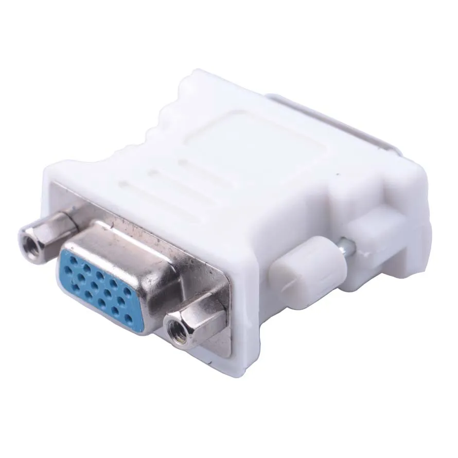 Горячий конвертер адаптер 1080P штекер-гнездо DVI в VGA видео для ПК ноутбука HDTV LCD DVD -