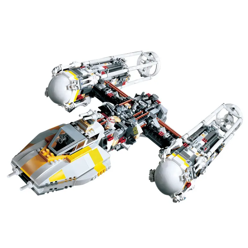 1550pcs DHL 05040 Star Series Wars Y wing Attack Starfighter строительный блок Собранный кирпич совместим с 10134 новые детские игрушки - Цвет: 1550pcs