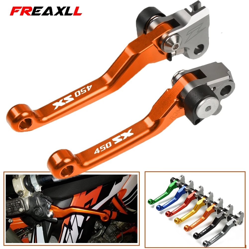 

Motocross CNC Aluminum Dirt Bike Pit bike Pivot Handle Lever Brake Clutch Levers For 450SX 450 SX 2009-2012 2010 2011