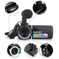 professional lens hd camcorder video vlog camera with microphone for windows night vision low noise 3 0inch lcd 18x digital zoom