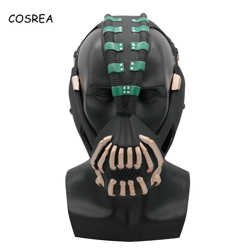 2020 фильм Темный рыцарь Косплей Костюм Маска Бэйна реквизит полная голова ПВХ