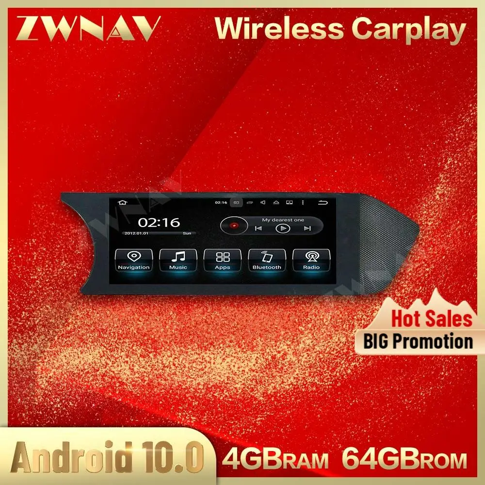 

For Mercedes-Benz C C204 2011-2014 Carplay 4+64GB Android 10.0 Screen Multimedia Player Radio Stereo Cassette Recorder Head Unit
