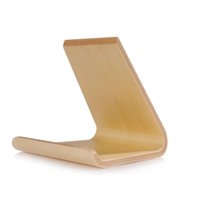 

SAMDI Portable Birch Wooden Phone Tablet Stand Holder Dock Station Cradle for iPhone10 8 7 Plus iPad mini 4 Air Samsung S8 edge