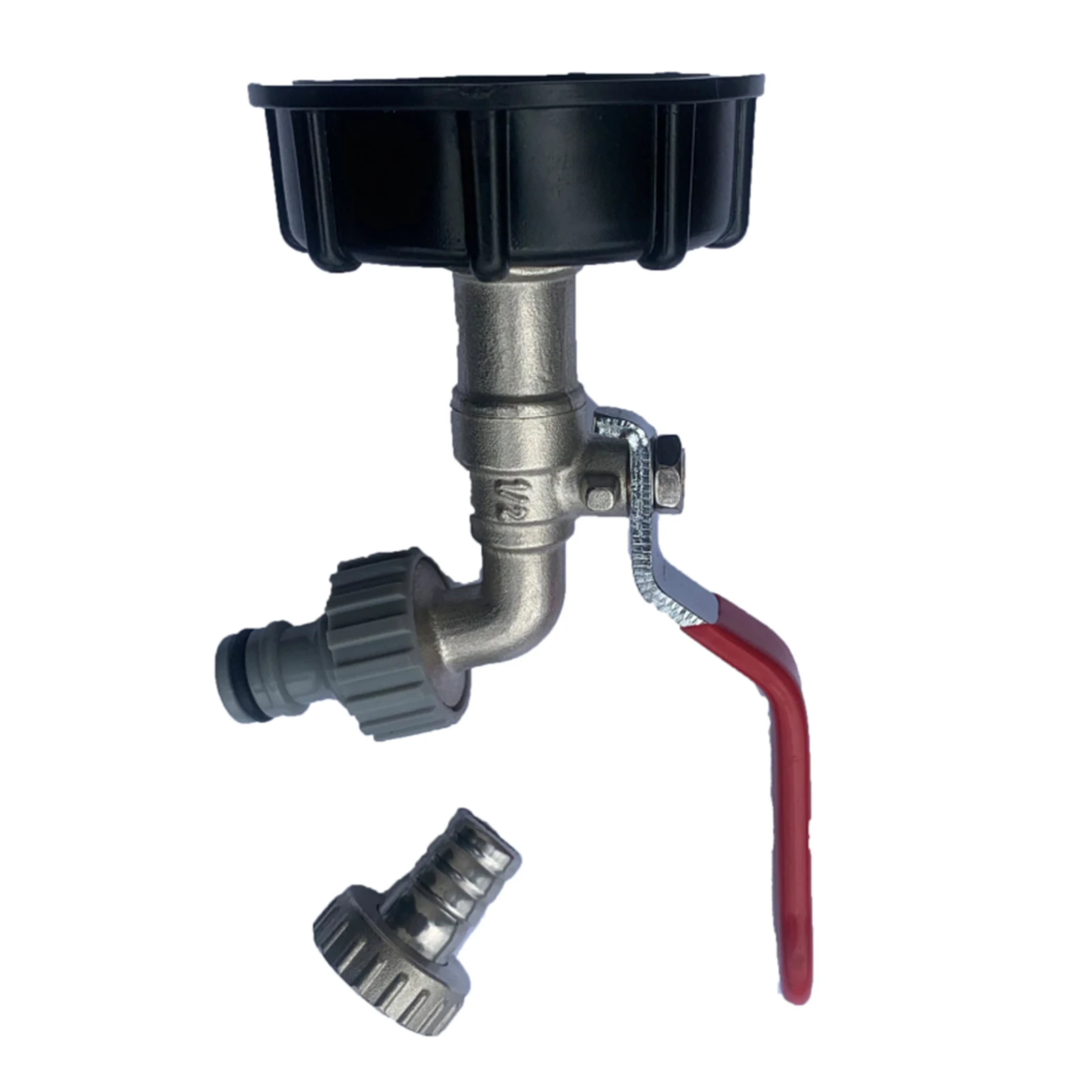 

Адаптер крана резервуара IBC S60x6, фитинги с грубым резьбовым клапаном, соединитель садового шланга, сменный металлический дренажный инструме...