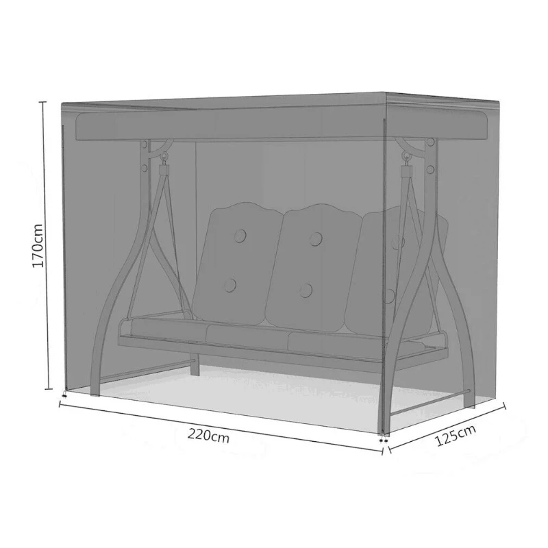 Водонепроницаемый сиденье садовой качели крышка Патио двор уличный гамак мебель