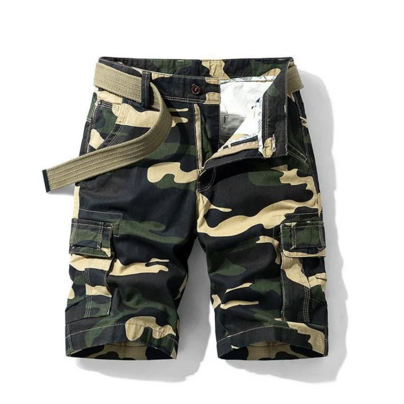 

Shorts Men Cool Camouflage Summer Hot Sale Cotton Casual Men Short Pants Brand Clothing Comfortable Camo Men Cargo Shorts