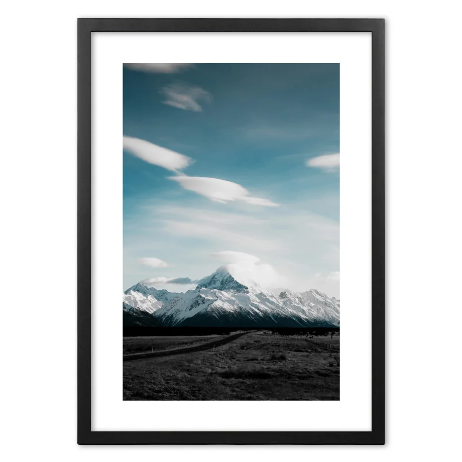 Фон для фотосъемки Snow Mountain Cloud печатная бумага Раскрашивание скандинавских