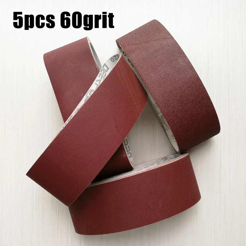5 шт./компл. 75*533 мм 40/60/80/120/240/320 Грит мягкой ткани для удаления остатков крема шлифовальный Ремни высокое качество