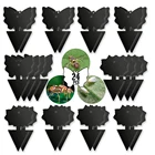 24 шт., черные липкие ловушки для насекомых