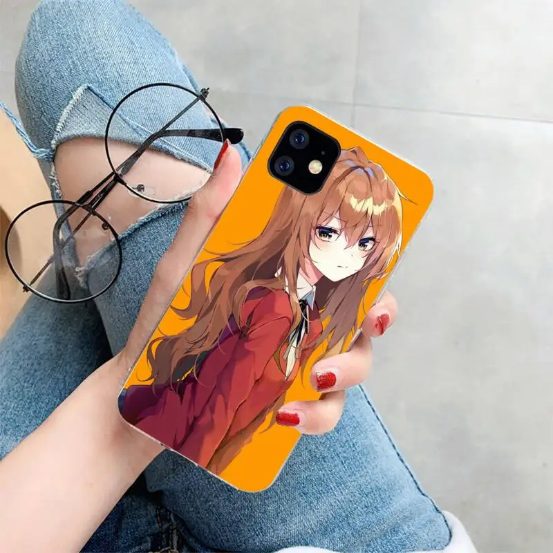 

Toradora Taiga aisaka Phone Case For iphone 5s 6 7 8 11 12 XSMAX XR pro plus mini se2020 Cover Fundas Coque
