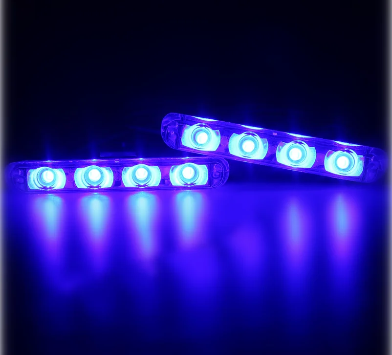Скорой помощи полиции светильник 12V Беспроводной Удаленный 4x4/ledStrobe Предупреждение светильник для грузовой автомобиль аварийный светильник мигает пожарные светильник s - Испускаемый цвет: Bule