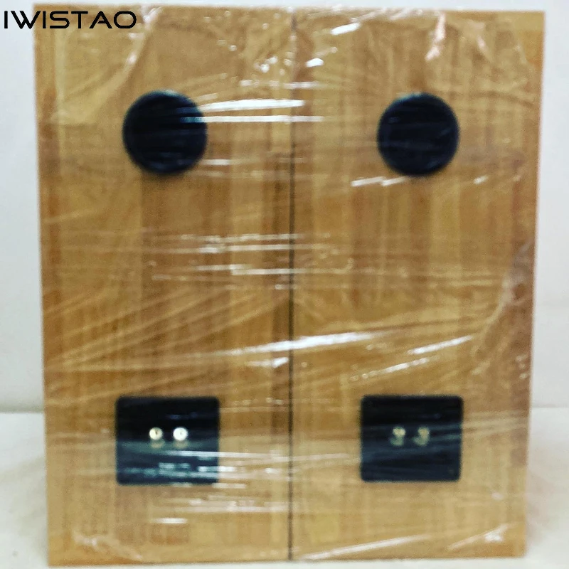 IWISTAO HIFI 3-сторонняя 6 5 дюймовая книжная полка из твердой древесины пустой шкаф для