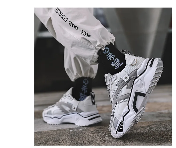 Fashion Men Casual Shoes Breathable Male sneakers adult Non-slip Comfortable Men's Casual Shoes zapatos hombre E11-84 - Цвет: B