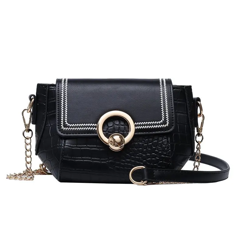 

Stone Pattern Solid Color PU Leather Crossbody Bags For Women 2020 Summer Elegant Shoulder Handbags and Purses Mini Tote Hand