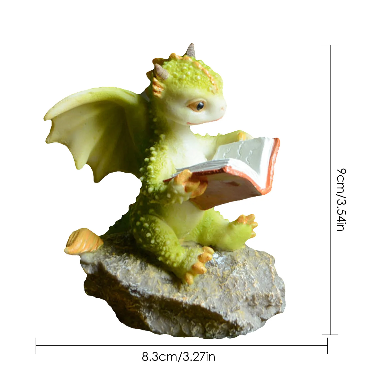 

2021 Lovely Simulation Dinosaur Love Learning Dragon Decoration For Your Children Gift And Table Shelf or Garden Decoration