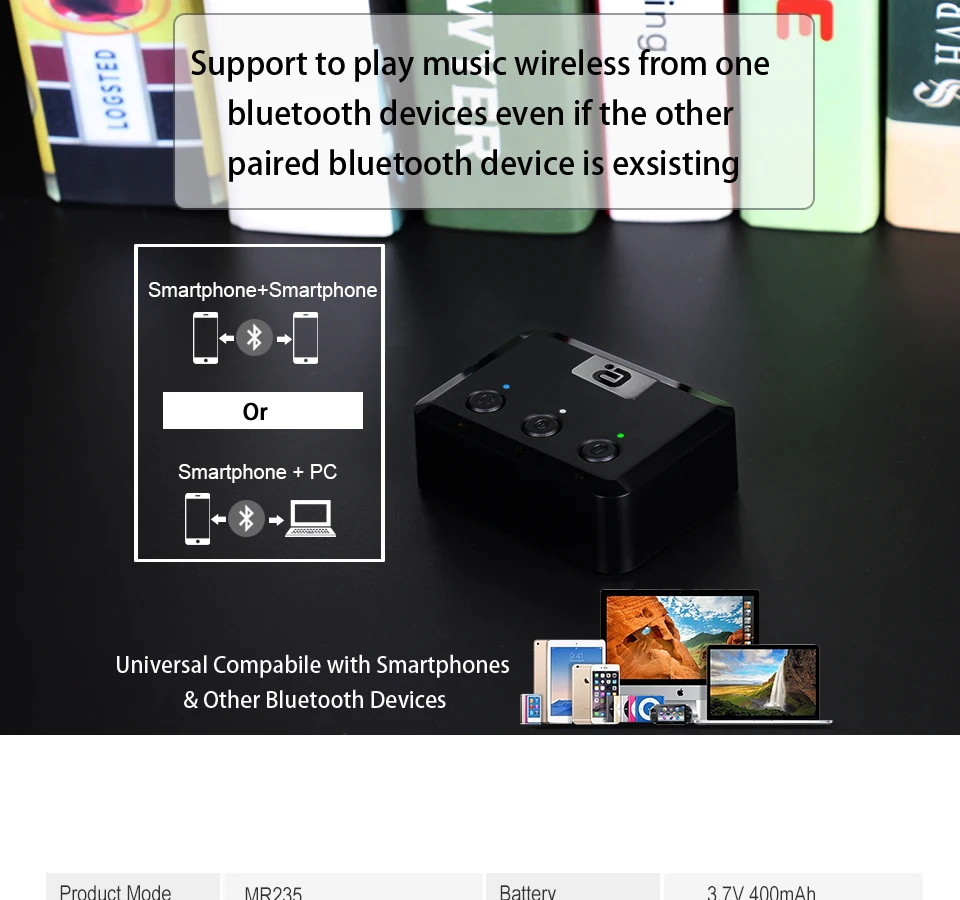 Оптический коаксиальный беспроводной Bluetooth 5,0 HD аудио приемник aptX HD 3,5 мм Aux Bluetooth приемник адаптер для автомобиля, колонки MR235PRO