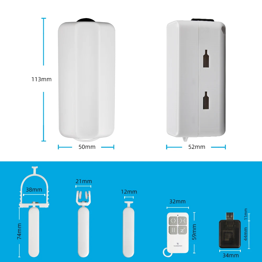 Умный водитель для занавесок Tuya римских типа I U Wi-Fi Smart Life Alexa Google Home голосовое