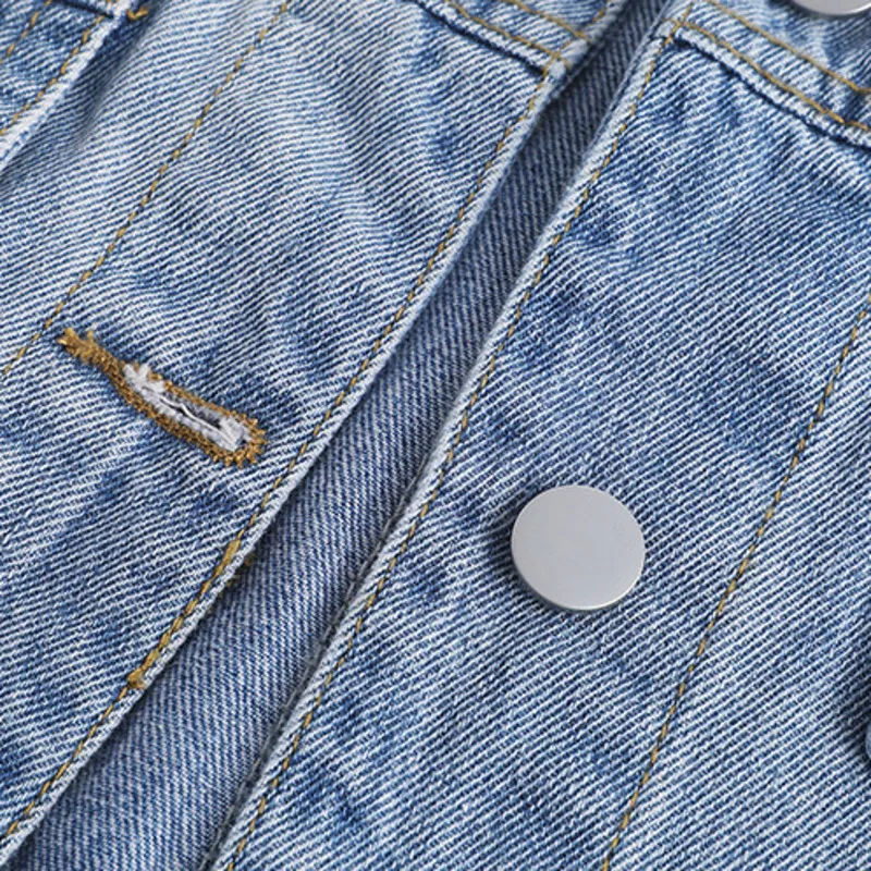 Женская джинсовая куртка новая модель весна-осень 2021 года модная свободная