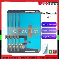 10pcs high quality lcd display screen touch digitizer assembly replacement for motorola moto moto g2 g1 xt1063 xt1068 xt1069