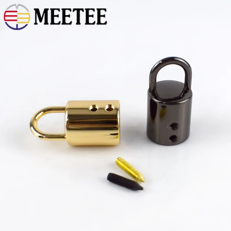 30 шт. золотистые и черные металлические шнурки для сумок с пряжкой кисточкой