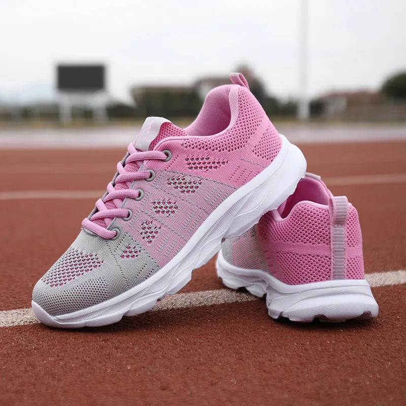 

Кроссовки женские для бега, Вулканизированная подошва, Повседневная прогулочная обувь, всесезонные