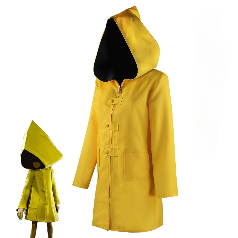 

Little Nightmares 2 Six Cosplay Costume Outfit Uniform Halloween Suit Coat Only
